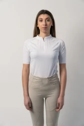 Polo femme Fairness blanc
