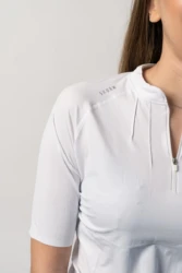 Polo femme Fairness blanc